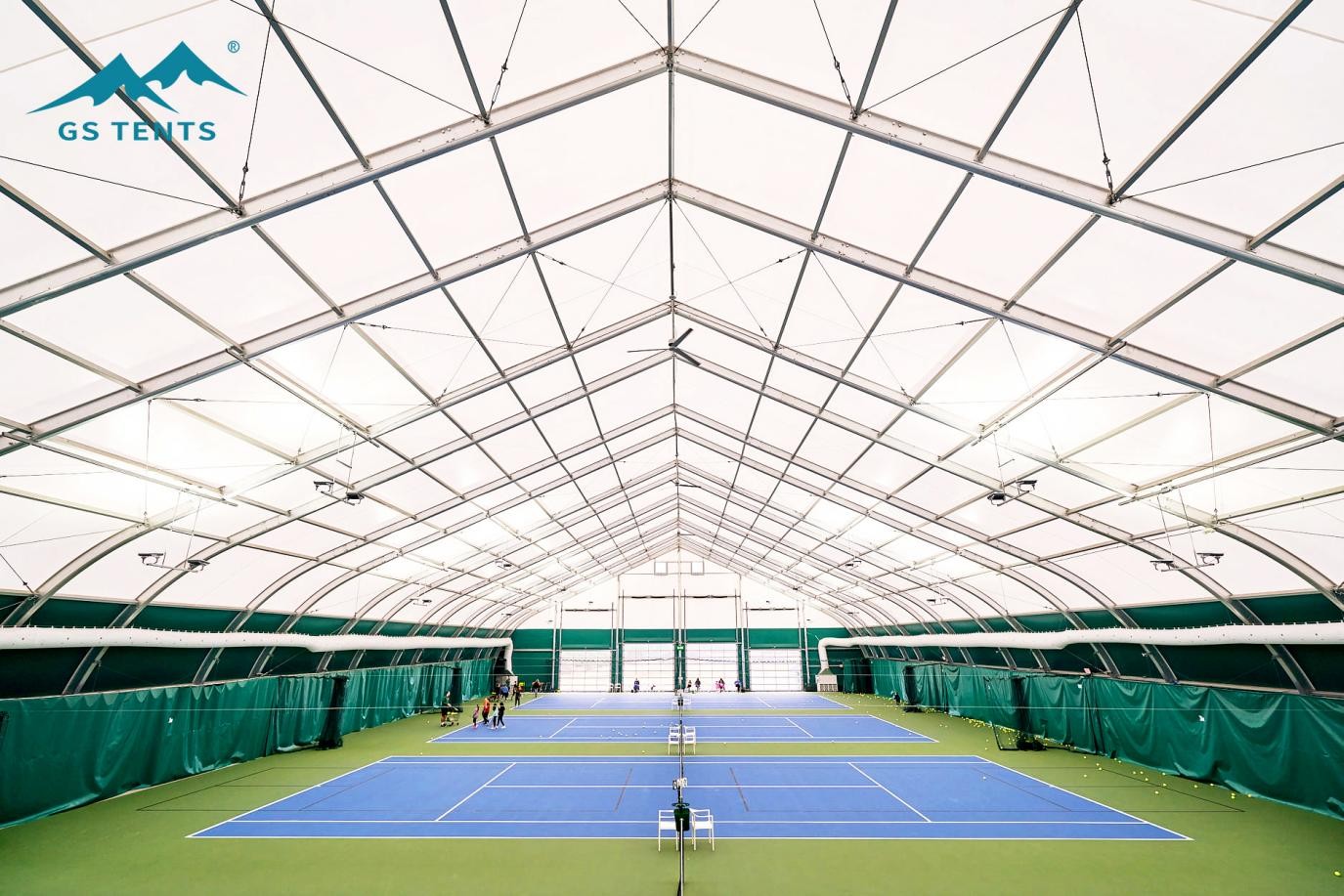 Covering Large Spaces Without Columns — GS TENTS’ Air Domes Built to Withstand Severe Weather